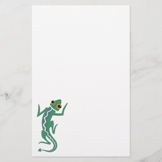 Papelería Lizard tribal (Anverso)