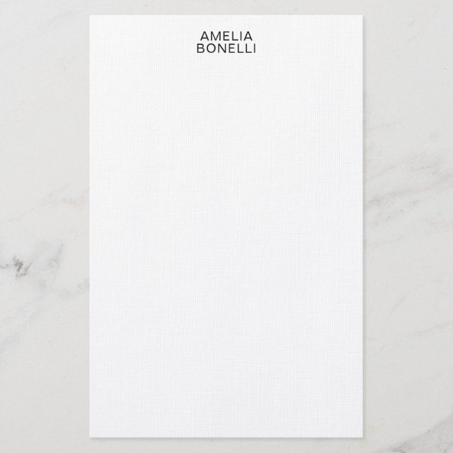 Papelería Llanura profesional Minimalista moderna (Anverso)