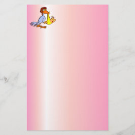 Papelería Llegada recién nacida de la niña - una entrega de