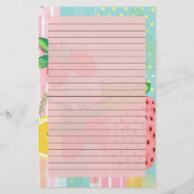 Llenado de fruta de verano