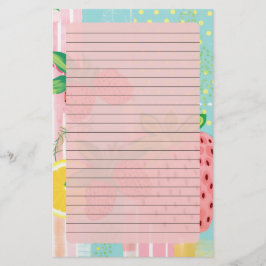 Papelería Llenado de fruta de verano