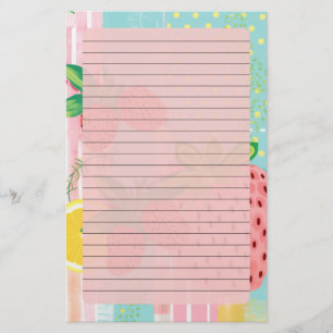 Papelería Llenado de fruta de verano