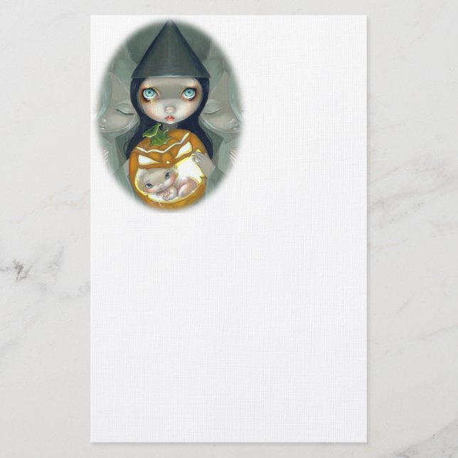 Papelería "Llevado efectos de escritorio de una calabaza" (Anverso)