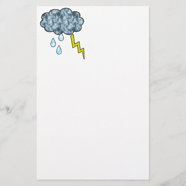 Papelería lluvia (Anverso)