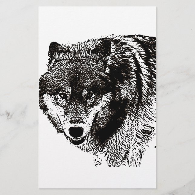 Papelería Lobo Salvaje (Anverso)