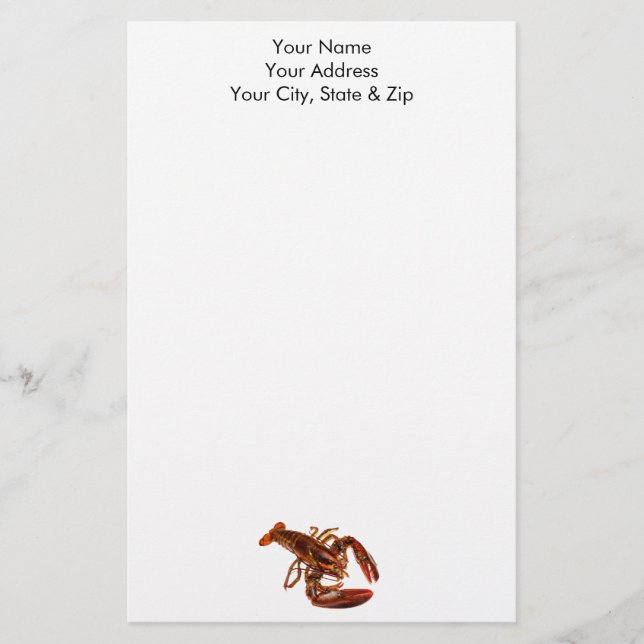 Papelería Lobster (Anverso)