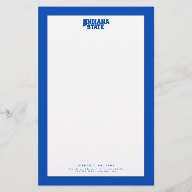 Papelería Logo del estado de Indiana (Anverso)