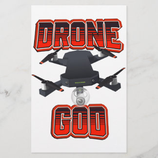 Papelería logotipo de Drone God