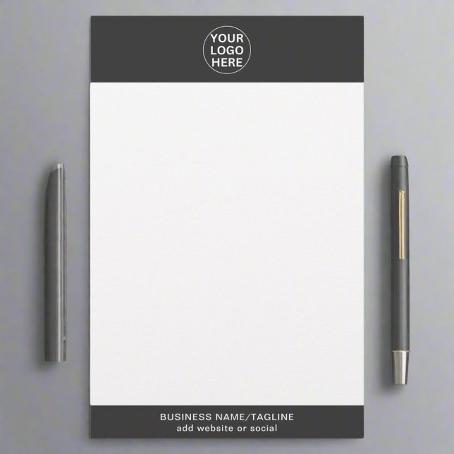 Papelería Logotipo gris l Empresa promocional profesional (Subido por el creador)