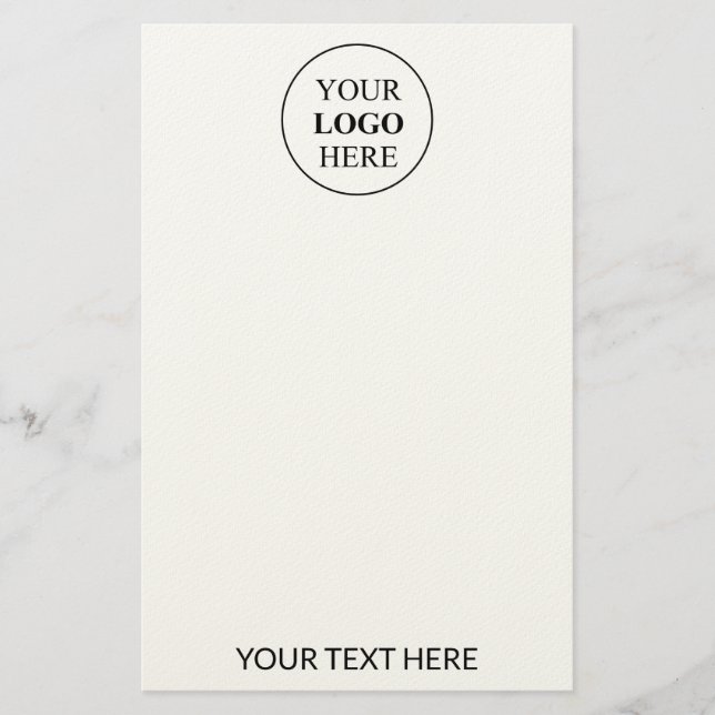 Papelería Logotipo Promocional Personalizado (Anverso)
