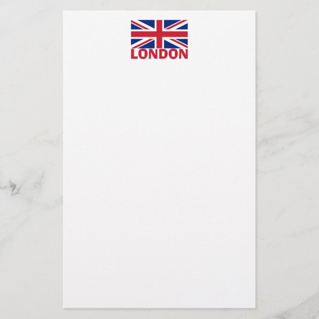 Papelería Londres en rojo (Anverso)