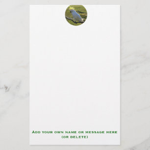 Papelería Loro de Cockatoo amarillo y blanco