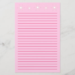 Papelería Los copos de nieve blancos del corazón alinearon