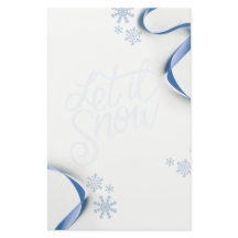 Los copos de nieve y la nieve dejan que nieve