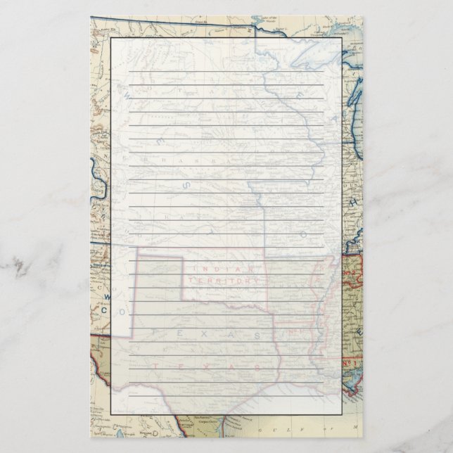 Papelería Los E.E.U.U. junio de 1861 (Anverso)