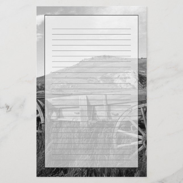 Papelería Los E.E.U.U., Montana, carro viejo del parque de (Anverso)