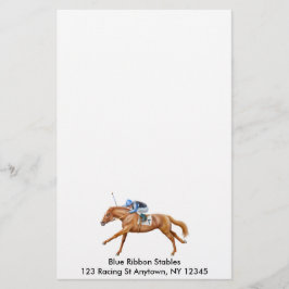 Papelería Los efectos de escritorio del caballo de raza que