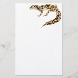 Papelería Los efectos de escritorio del Gecko del leopardo