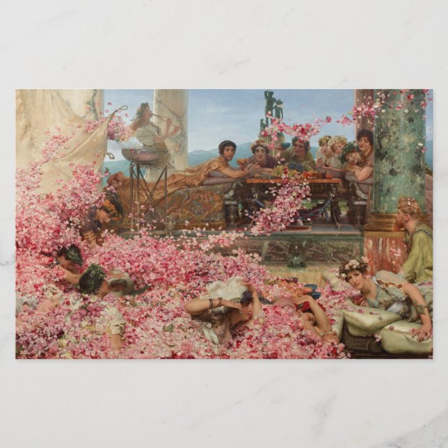 Papelería Los Rosas de Heliogabalus (antiguo lujo romano) (Anverso)
