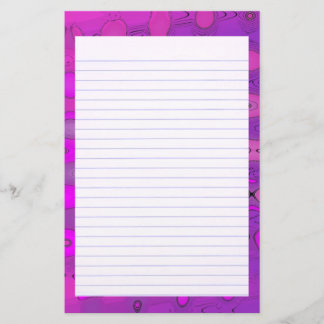 Papelería Los tonos de Purpe alinearon los efectos de