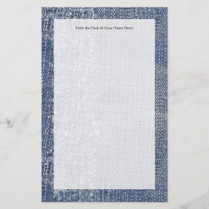 Papelería Los vaqueros de Denim al revés