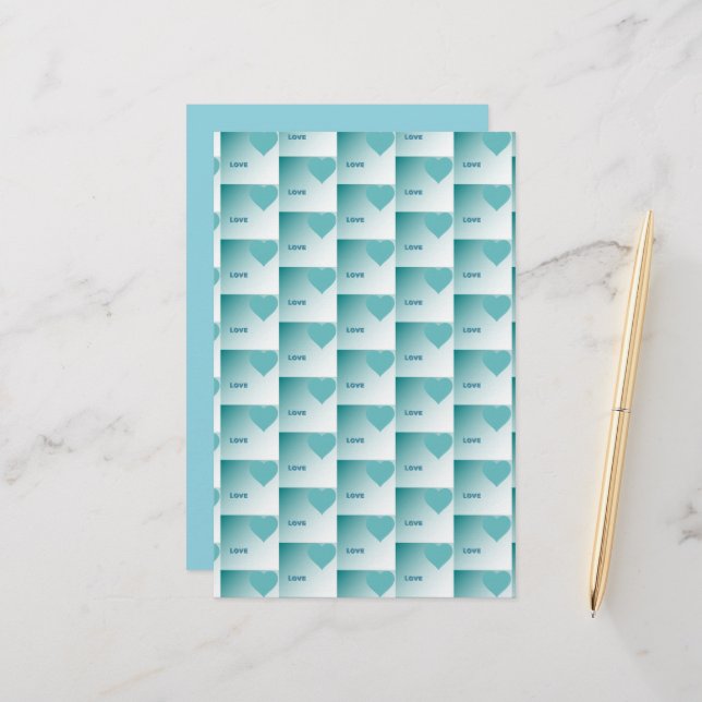 Papelería Love. (Anverso/Reverso In Situ)