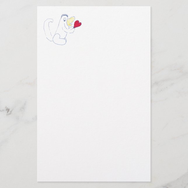 Papelería Love Bug Stationery (Anverso)