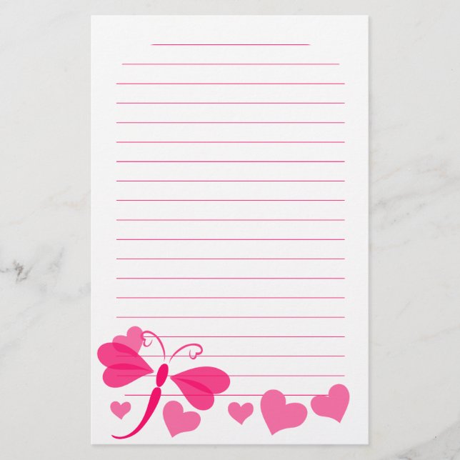 Papelería LoverDragon Fly (Anverso)