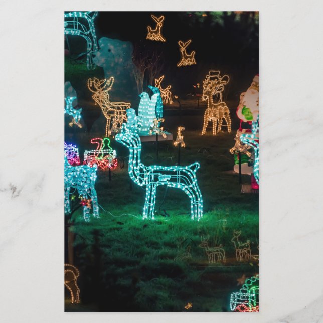 Papelería Luces de navidad (Anverso)