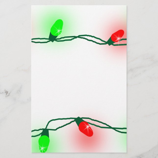 Papelería Luces navidades (Anverso)