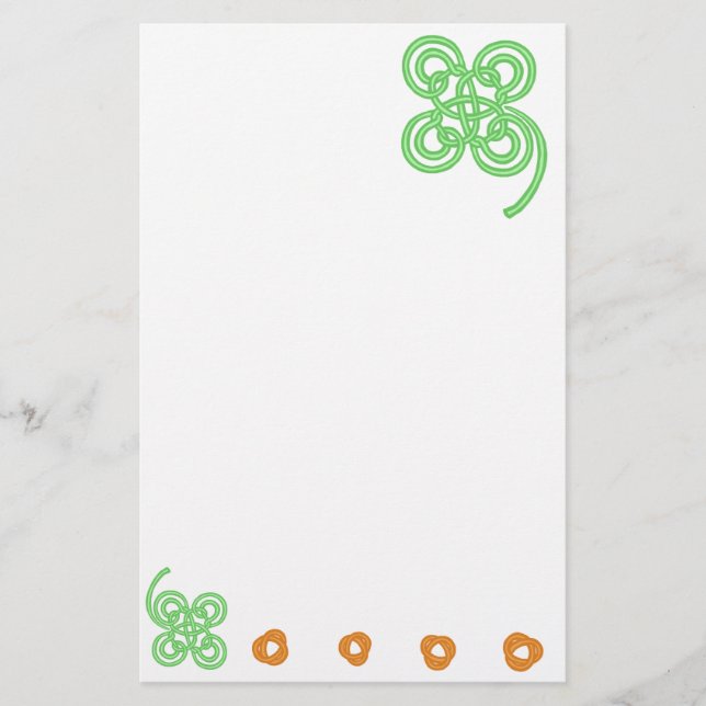 Papelería Lucky Clover Stationery (Anverso)