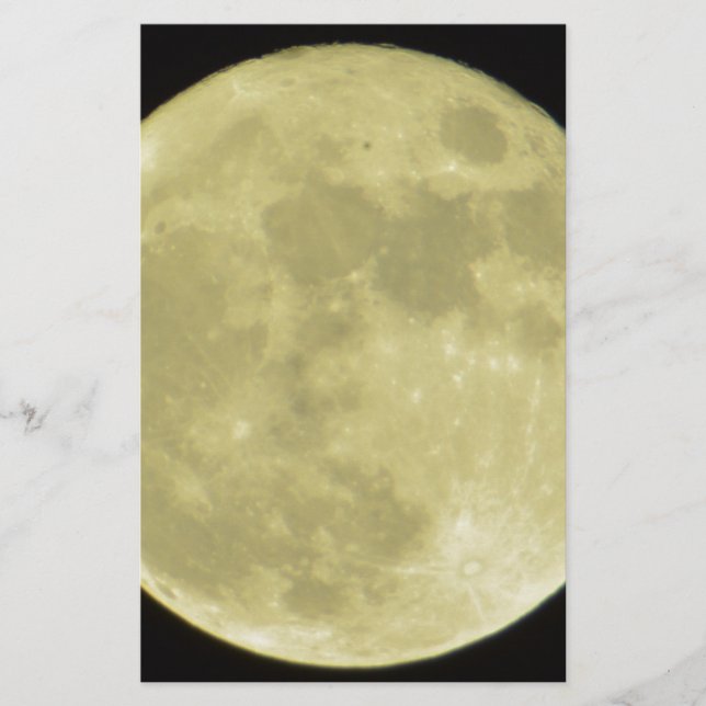 Papelería Luna majestuosa (Anverso)