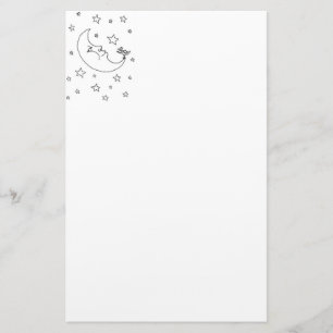 Papelería Luna y estrellas inmóviles