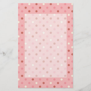 Papelería Lunares rosados bonitos