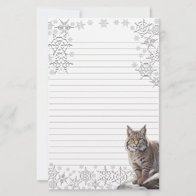 Papelería Lynx Lined Stationery (Anverso)