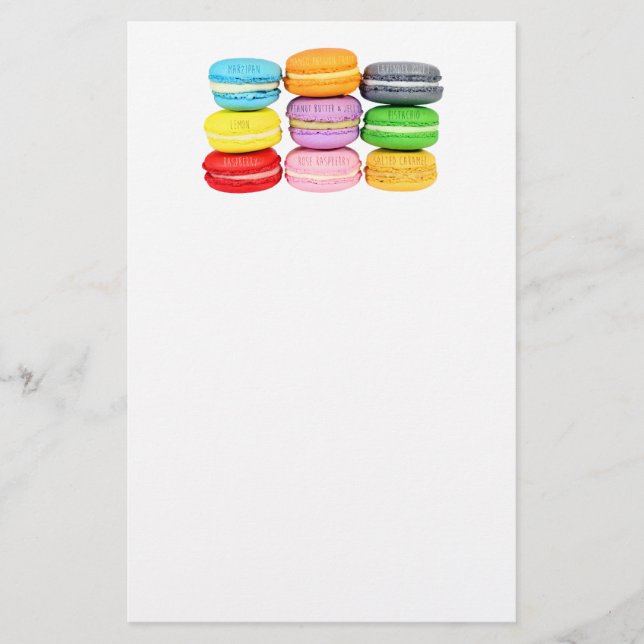 Papelería Macarons (Anverso)