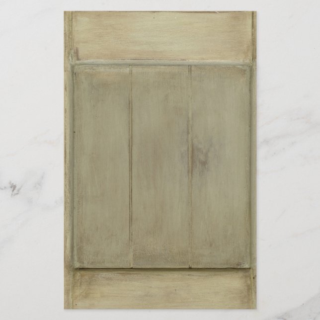 Papelería Madera pintada rústica (Anverso)