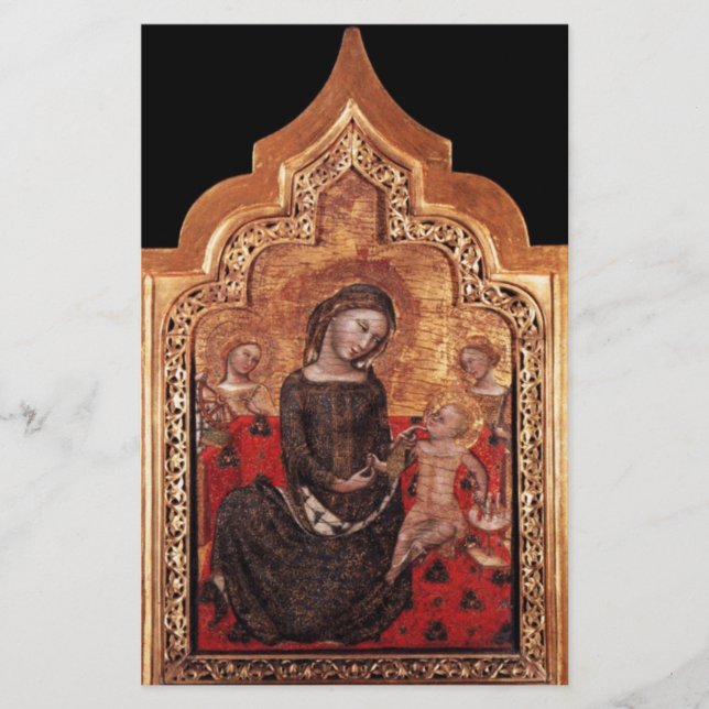 Papelería MADONNA DE Navidades DE HUMILIDAD (Anverso)