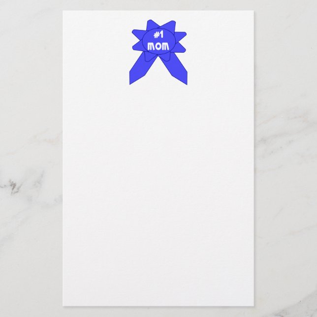 Papelería Madre número 1 Cinta azul (Anverso)