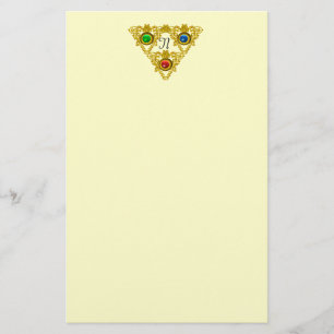 Papelería MAGIC ELFIC TALISMAN /GOLD TRIANGLE Cream