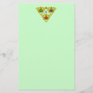 Papelería MAGIC ELFIC TALISMAN /GOLD TRIANGLE Green