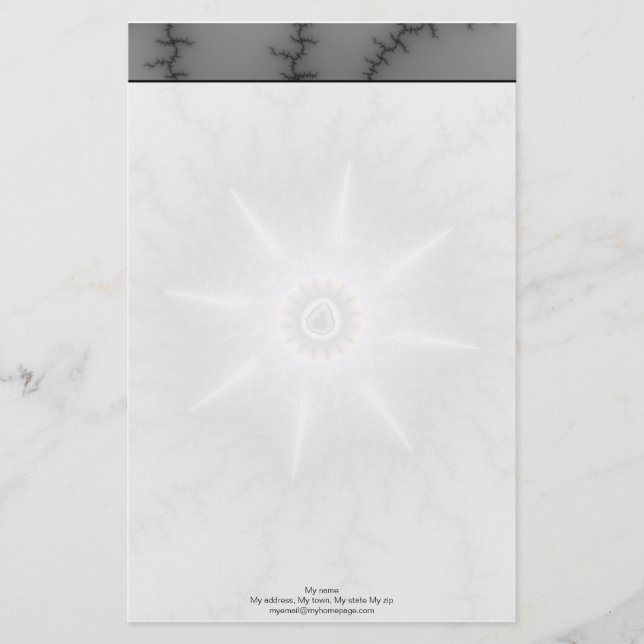 Papelería Magnífico - Fractal (Anverso)