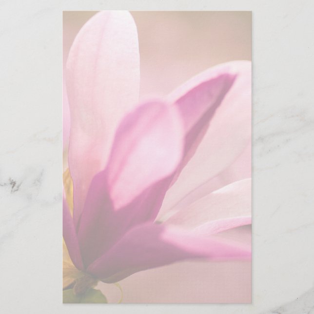 Papelería Magnolia rosa (Anverso)