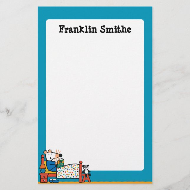 Papelería Maisy Ready for Bed Blue Pajamas (Anverso)