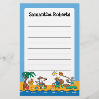 Papelería Maisy y amigos en la playa