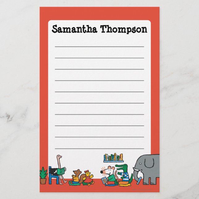 Papelería Maisy y amigos leídos juntos (Anverso)