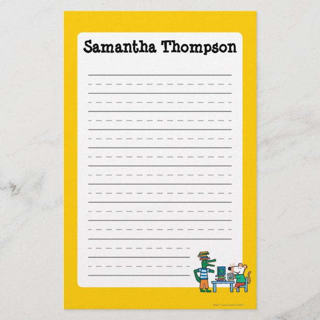 Papelería Maisy y los amigos gozan de la biblioteca (Anverso)