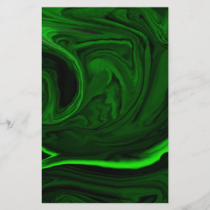 Papelería malaquita verde textura
