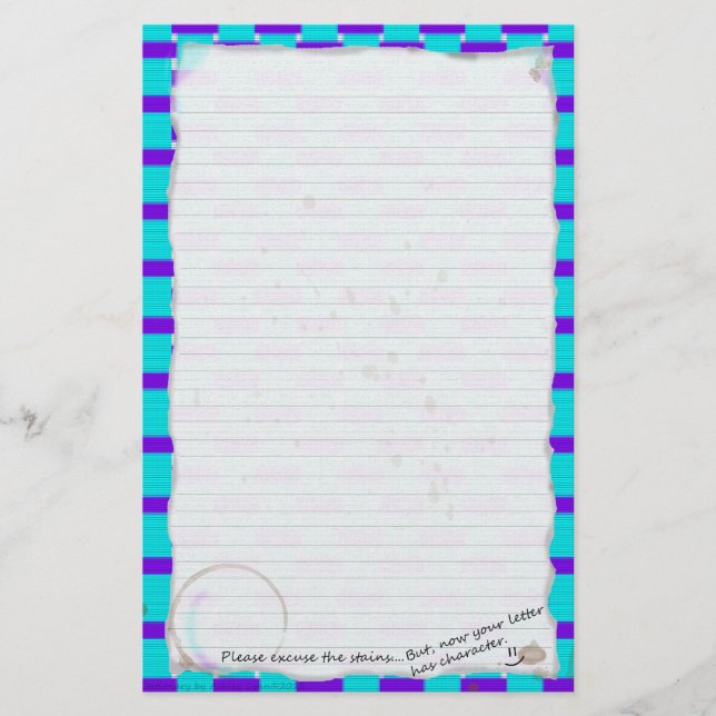 Papelería Manchas del café (Anverso)