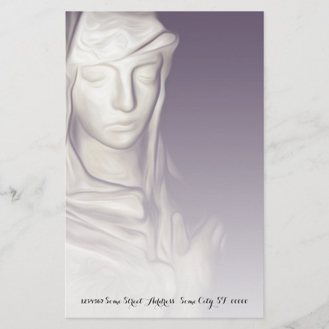 Papelería mano en el corazón (Anverso)